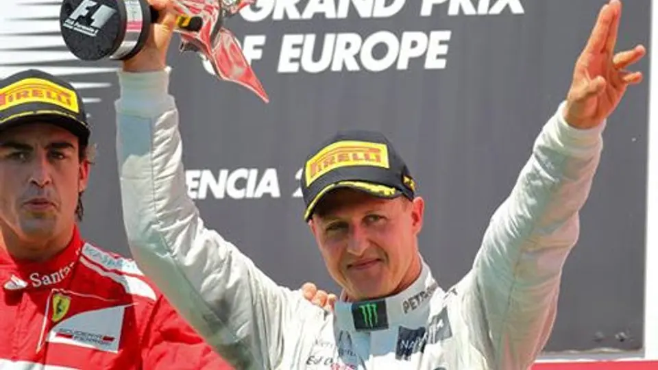 "Ni sabía que había acabado en el podio": Schumacher