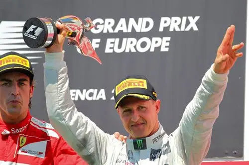 "Ni sabía que había acabado en el podio": Schumacher