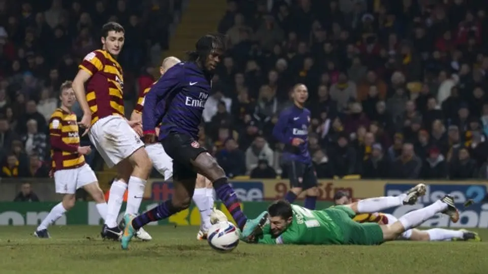 Arsenal, eliminado de la Capital One Cup por el Bradford