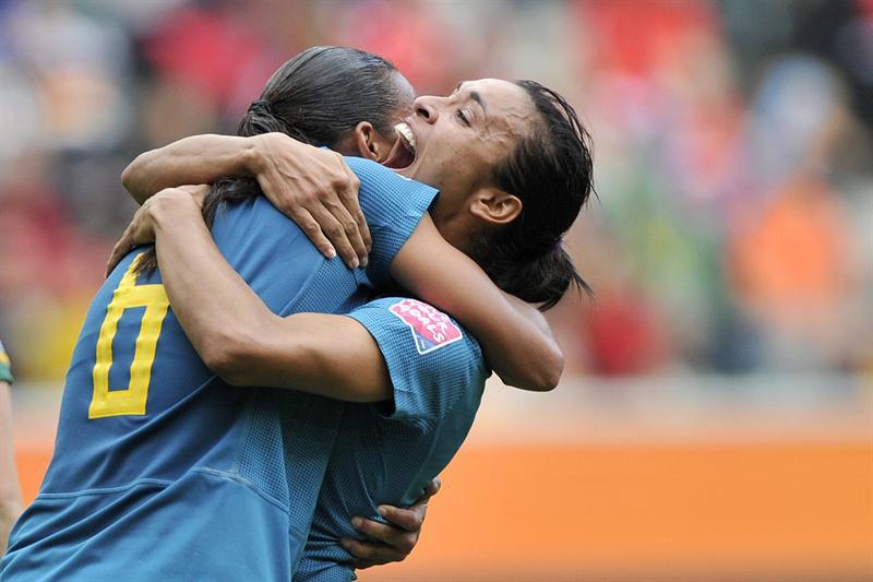 Brasil venció por la mínima a su similar Australia. FOTO: EFE