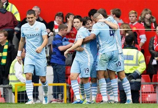 El City goleo 6-1 al United. FOTO: AP