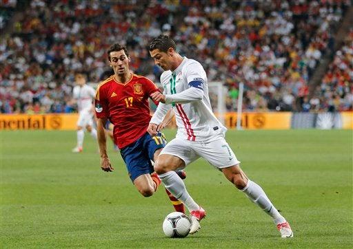 Como pasaban los minutos Cristiano se volvió más peligroso l AP