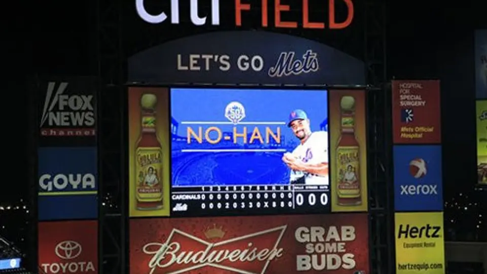 Chavez felicita a Santana por el no-hitter