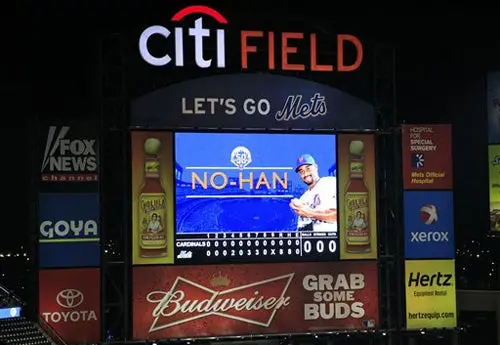 Chavez felicita a Santana por el no-hitter