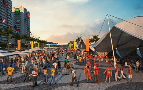 La zona de convivencia será al aire libre | RÍO 2016