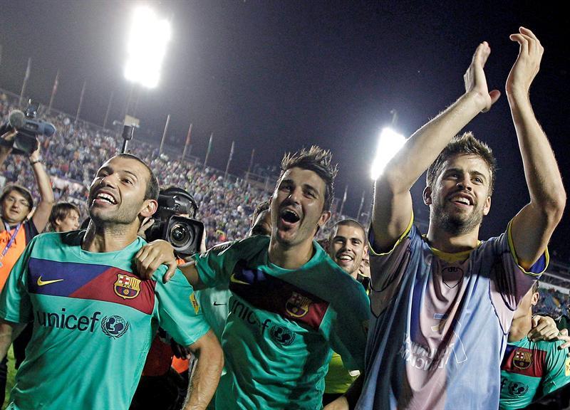 Jugadores disfrutaron del Campeonato a mitad de la cancha (FOTO: EFE)
