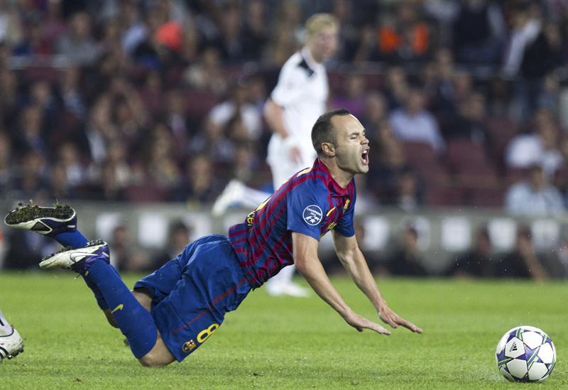 El partido de la fase de grupos de la Champions League. FOTO: MEXSPORT
