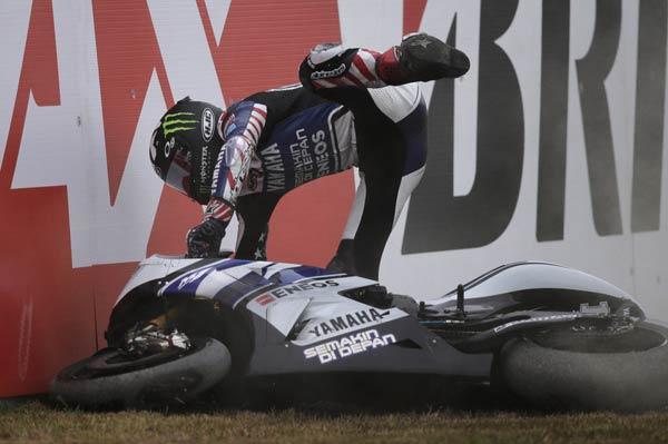 Ben Spies cayó durante la competencia | AP