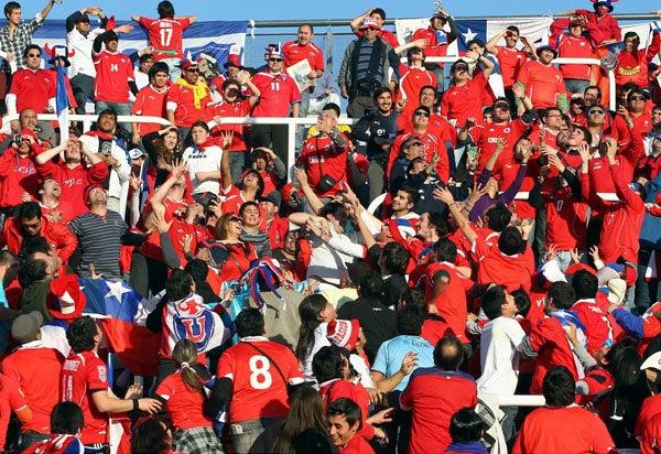 Los chilenos tuvieron mucho apoyo. FOTO: MEXSPORT