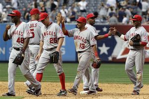 Angelinos vencen a Yanquis