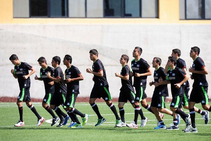 Los jugadores realizaron su primer entrenamiento en Guadalajara. FOTO: SAÚL MOLINA