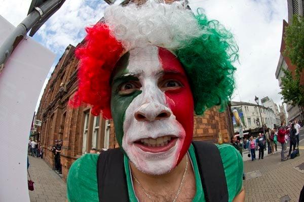 Así lució el ambiente en las inmediaciones del Millenium Stadium | CÉSAR VICUÑA