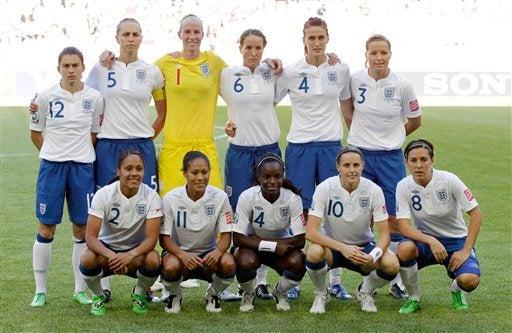 Inglaterra es la selección con la que inicia el torneo mundial de futbol femenil. FOTO: AP