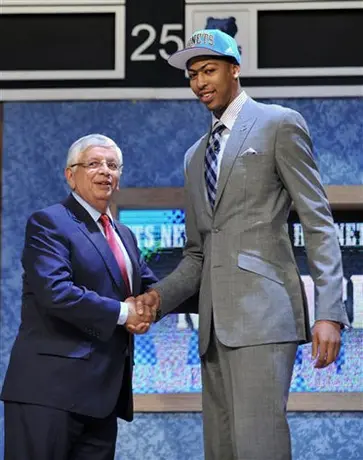 Anthony Davis primera selección del Draft NBA