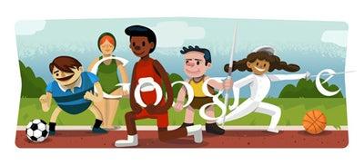 Google mostró cada día una disciplina en honor a los Juegos Olímpicos de Londres 2012