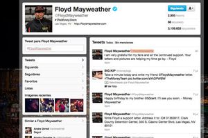 ¿Qué pasa con el Twitter de Floyd Mayweather?