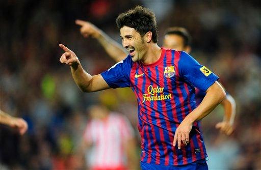 Villa abrió el marcador al minuto nueve te tiempo corrido. (FOTO: AP)