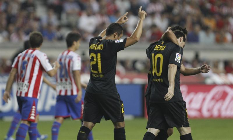 Barca se encumbra como líder en la Liga. FOTO: EFE