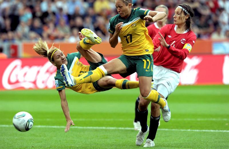 Australia y Noruega llegan equilibradas al duelo en Leverkusen . FOTO: EFE