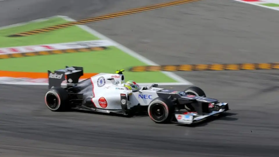 Checo, segundo lugar en Monza