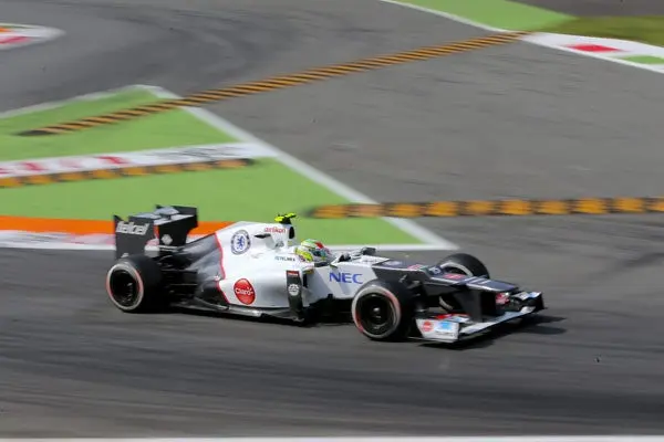 Checo, segundo lugar en Monza
