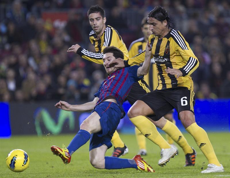 Los culés la tuvieron compllicada los primeros 30 minutos. FOTO: EFE