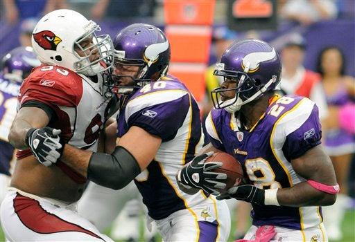 Vikingos vence a los Cardenales 10-34. FOTO: AP