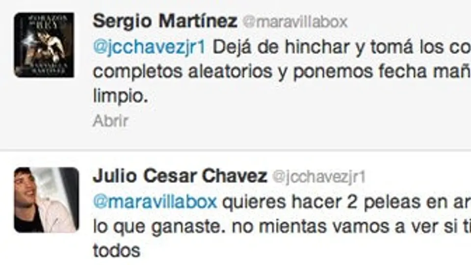 Chávez Jr. exige a 'Maravilla' hacerse exámenes antidopajes