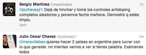 Chávez Jr. exige a 'Maravilla' hacerse exámenes antidopajes