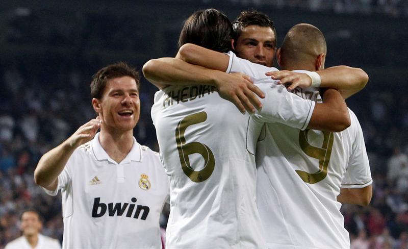 En el duelo de fase de grupos los merengues golean al Olympique. FOTO: AP