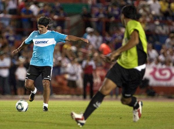 Ariel 'el burrito' Ortega otra de las figuras en Cancún l MEXSPORT