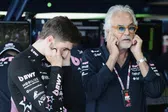 Jack Doohan a lado de Flavio Briatore en el garage de Alpine | AP