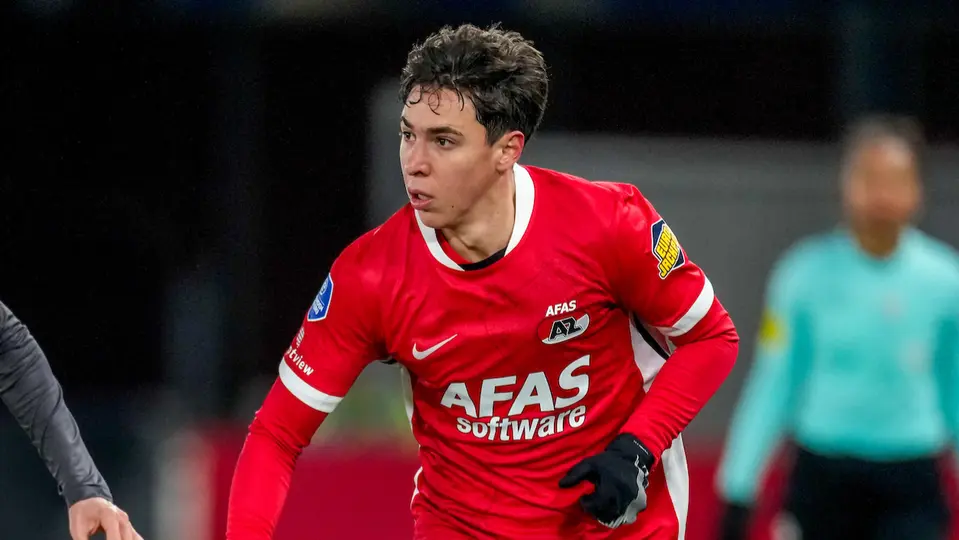 Mateo Chávez con el AZ Alkmaar | @AZAlkmaar