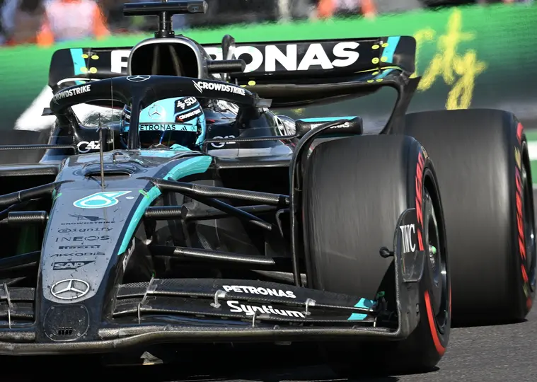 George Russell en el Autódromo Hermanos Rodríguez, durante el Gran Premio de México | MEXSPORT