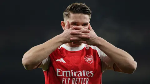 Viktor Gyokeres, delantero de Arsenal | AP