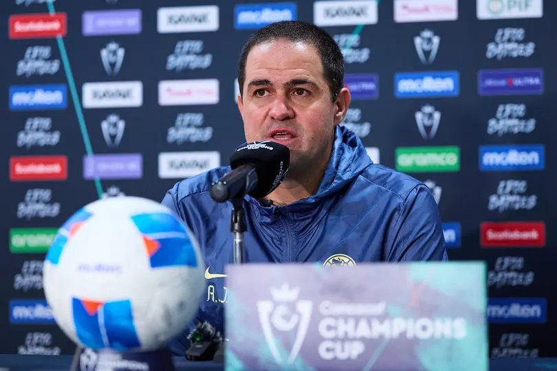 André Jardine en conferencia de prensa previo a los Cuartos de Final de la Copa de Campeones Concacaf 2026 | MEXSPORT