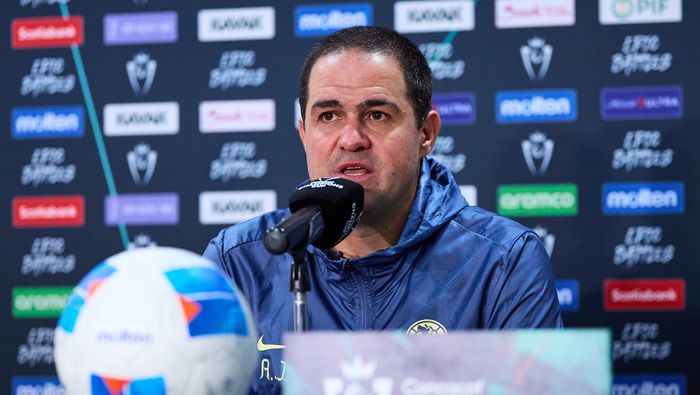 André Jardine en conferencia de prensa previo a los Cuartos de Final de la Copa de Campeones Concacaf 2026 | MEXSPORT