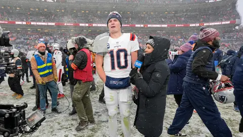 ¿Tendrá problemas en el Super Bowl? Drake Maye revela cómo avanza lesión en su hombro derecho