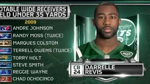 Darrelle Revis y algunos de sus mejores números | @DraftKings