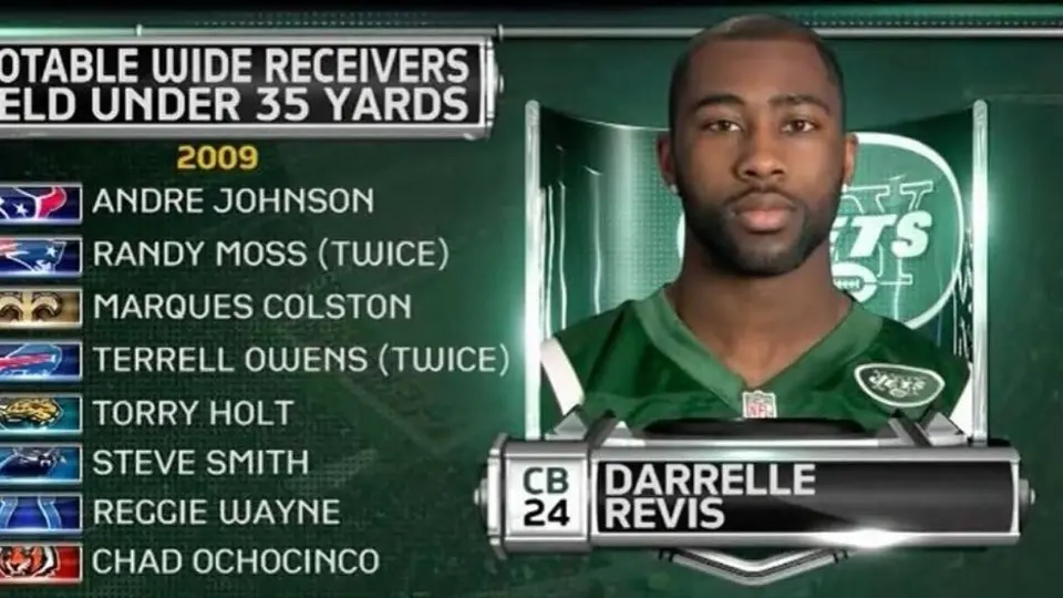 Darrelle Revis y algunos de sus mejores números | @DraftKings