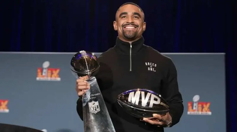 Jalen Hurts, MVP del Super Bowl LIX | AP