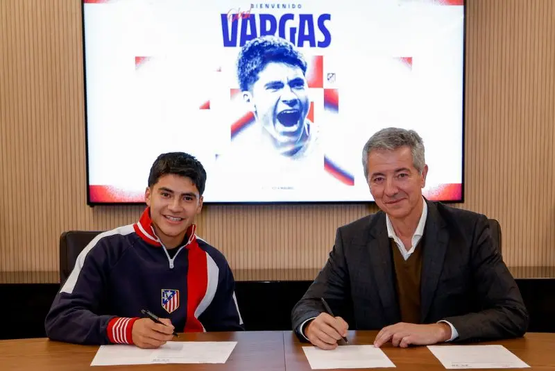 Obed Vargas ya entrena con el Atlético de Madrid | Atlético de Madrid