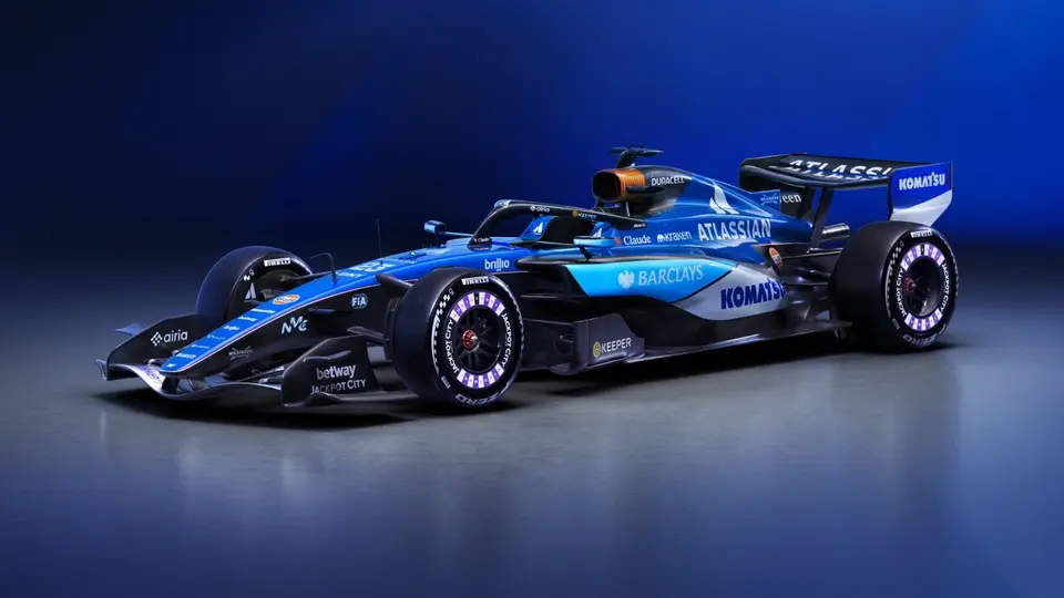 Williams presentó la decoración de su auto tras perderse los tests de la Fórmula 1 en Barcelona