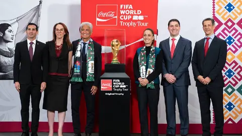 El trofeo está de gira y visitará diferentes ciudades del país/Presidencia de México