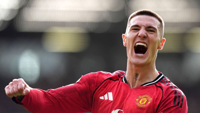 Sesko en celebración de gol con Manchester United | AP