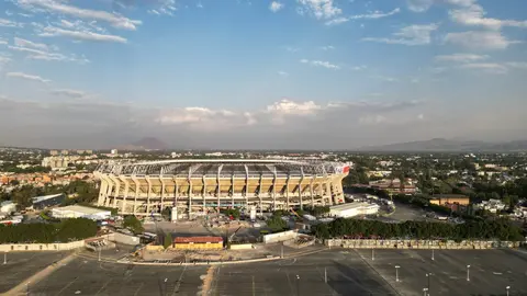 El estadio Banorte continúa con su renovación | AFP