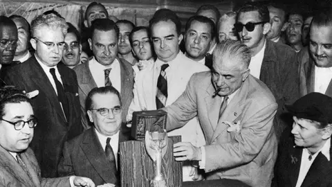 La Copa Jules Rimet en 1950 | AFP