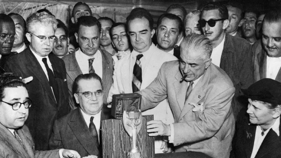 La Copa Jules Rimet en 1950 | AFP