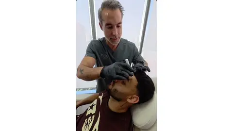Alexis Vega previo en su procedimiento | Captura de pantalla: IG: @drjosvaz