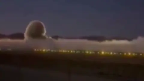 La Embajada de Estados Unidos en Arabia Saudita fue blanco de un ataque con drones | Captura de pantalla